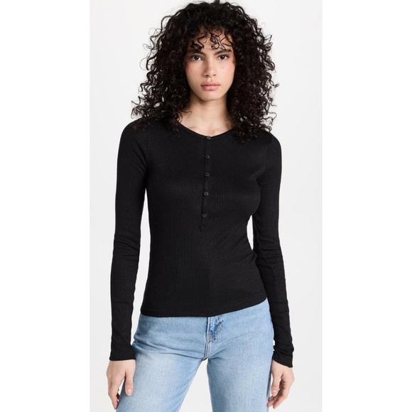 Rag & Bone The Rib Knit Henley NEW - Picture 3 of 9